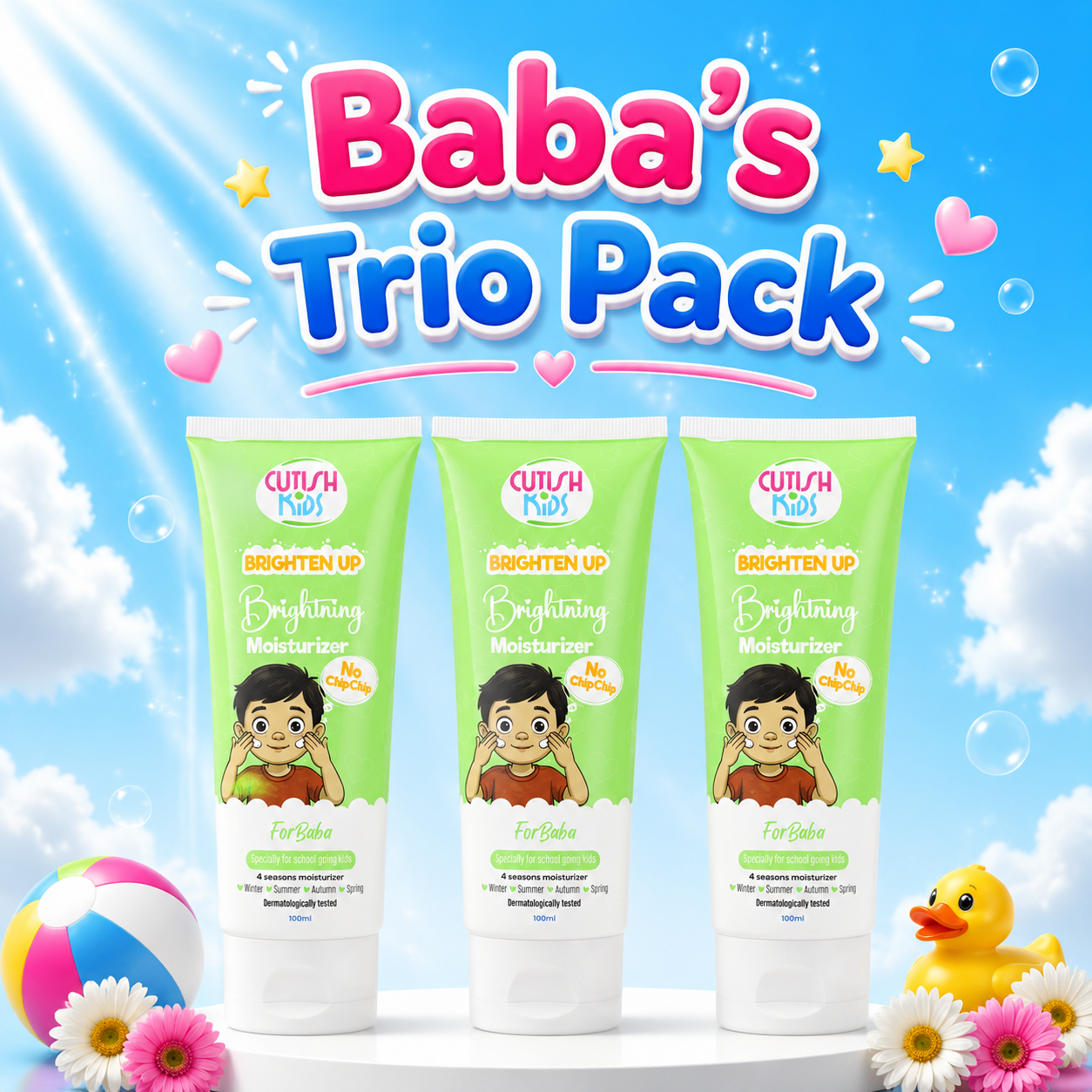 Baba Trio Pack , 3 × Brightening Moisturizer