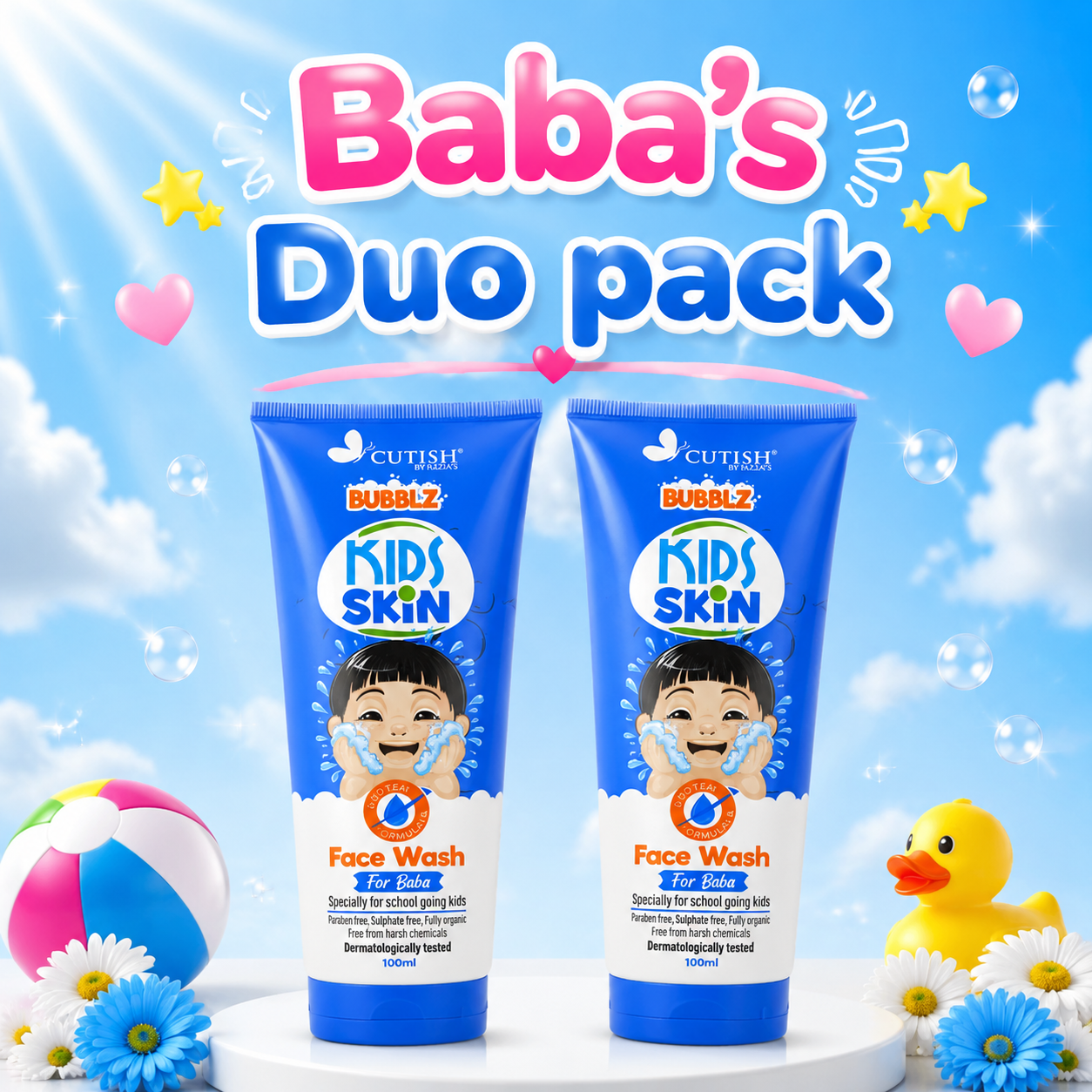 Baba’s Duo Pack , 2 x Boy Face Wash