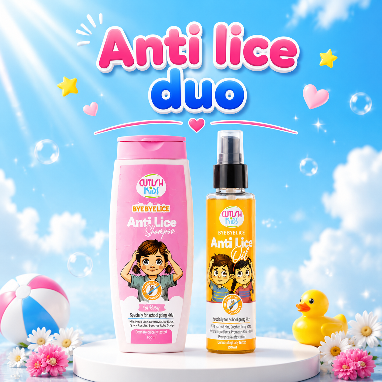 Anti Lice Hair Oil , Anti Lice Baby Shampoo