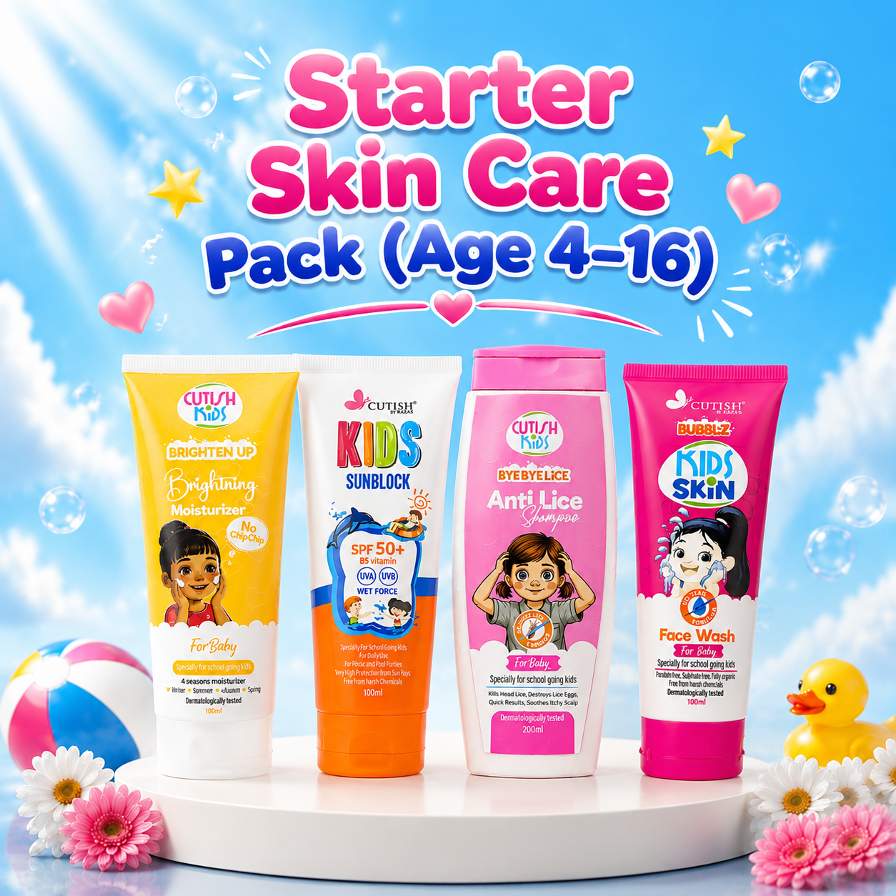 Starter Skin Care Pack (Age 4–16)