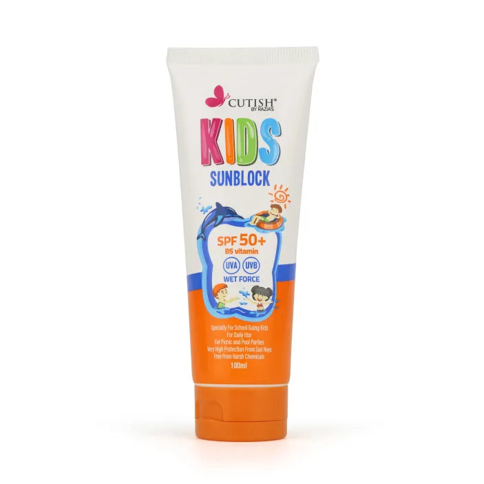 Cutish Kids Sunblock Cream - SPF 50+ with Vitamin B5