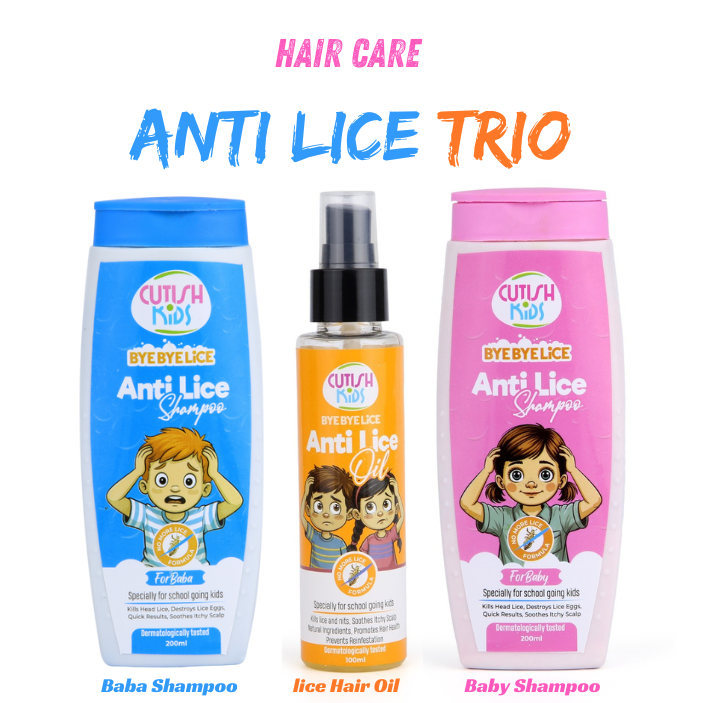 Baba Shampoo , Lice Hair Oil , Baby Shampoo Trio